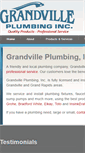 Mobile Screenshot of grandvilleplumbinginc.com